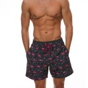 Sexy Mens Beach Board Shorts Summer Plus Size Swimwear Sport Surfing Running Pants Male Nylon Quick Dry Liner Swimming Trunks