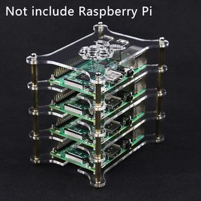 Raspberry Pi 3 Model B case Transparent for Raspberry Pi 3 Model B+ , Pi 3 Model B