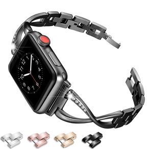 Strap For Apple Watch band 44mm 40mm iwatch 42mm/38mm Stainless Steel bracelet watchband apple watch 5 4 3 se 6