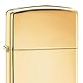 Zippo Slim Pocket Lighter, High Polish Brass
