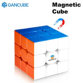 GAN 356 M, 3x3 Magnetic Speed Cube Stickerless Gans 356M Magic