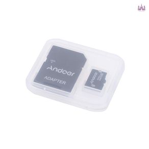 Andoer 32GB Class 10 Memory Card TF Card TF Card Adapter for Camera Car Camera Cell Phone Table PC Audio Player GPS