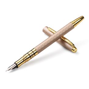 Hero 703  High Quality Luxury 10K Gold Fountain pen ink pen 0.5mm full metal