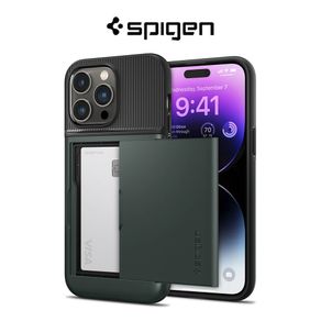 Spigen iPhone 14 Pro Case 6.1" Slim Armor CS Casing Card Slot Holder & Dual Layer Wallet iPhone 14 Pro Cover