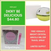 DKNY Be Delicious Women 100ml EDP Spray Tester Pack With Free Perfume Vial