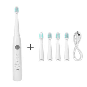 Electric Toothbrush Sonic Powerful Ultrasonic USB Charger Top Quality Smart Chip Toothbrush Whitening Healthy 4 Gift Oral Care