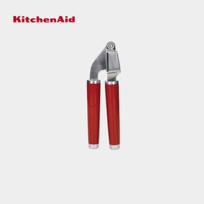 KitchenAid Stainless Steel Garlic Press -  Empire Red / Onyx Black / Almond Cream