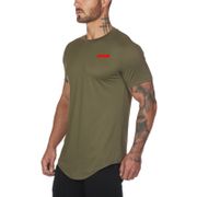 Brand Bodybuilding Clothing Mens Muscle T shirt Fitness Men Tops Mesh Quick Dry Tight Tee Shirt Gym Short Sleeve Tshirt homme