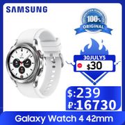 Samsung Galaxy Watch 4 Classic 42mm R880 1.2&#39;&#39; AMOLED Screen 396 x 396P NFC Smartwatch Blood Oxygen Measure 247mAh Battery GPS TWVK