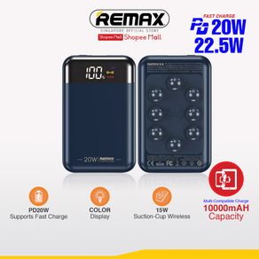 [Remax Energy] RPP-539 10000mAH Smart Display 20W+22.5W+15W Suction-Cup Wireless Fast Charge Power Bank