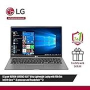 LG 15Z90N-V.AR55A3 Laptop, Intel Core i5-1035G7 10th Gen, 8GB RAM, 512GB SSD, 15.6" FHD Display, Windows 10 Home