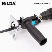 HILDA Reciprocating Saw Power Tool Reciprocating Saw Metal Cutting Wood Cutting Tool Electric Drill Attachment With Blades