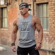 New Brand Summer Gyms Clothing Bodybuilding Tank Top Men Fitness Singlet Sleeveless Shirt Cotton muscle Vest for man