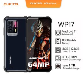 OUKITEL WP17（6.78“ FHD+ 8GB 128GB 8300mAh Rugged Handphone Android 11 64MP+16MP Camera Mobiles NFC）Mobilies phone