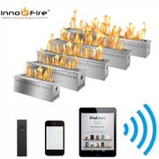 hot sale 60 inches indoor gel fireplaces wifi remote ethanol burner insert