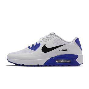 Nike Casual Shoes Air Max 90 Golf White Blue High Ball Cushion Men Women [ACS] CU9978-106