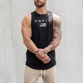 New Summer Running Vest Sport Gym Tank Tops Men Cotton Sport Sleeveless T Shirt Fitness Men Tanktop Bodybuilding Tanktop