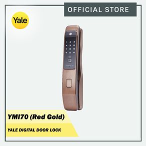 Yale YMI70 Rose Gold Digital Handle Door Lock