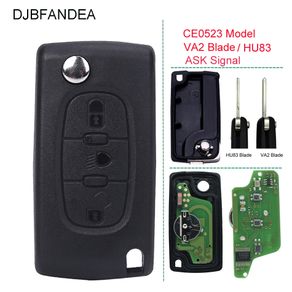 QCONTROL Remote Key CE0536 ASK/FSK Signal Circuit Board for Peugeot 207 208  307 308 408 Partner CE0536 ASK/FSK Signal ID46