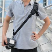 Hot Strap for Camera Quick Rapid Single Shoulder Sling Belt Neck Strap Black Adjustable For Camera SLR DSLR Camera Accessories