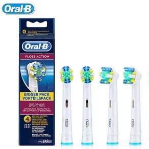 Oral B Floss Action Replaceable Electric ToothBrush Heads OralB Electric Tooth brush Head EB25 Oral Hygiene Brush Heads 4pc/Pack