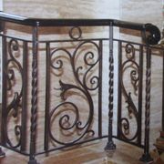 Hench shanghai top quality factory made wrought iron stair railing wrought iron balustrade