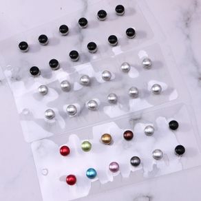 12 pairs bling brooch Magnetic Brooch Magnet abaya musilm dress