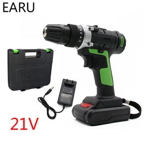 21V power tools Cordless Drill electric Drill Screwdriver 2 Batteries battery drill electric screwdriver Screwdriver