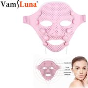 Electric EMS Vibration Beauty Massager Anti-wrinkle Magnet Massage Facial SPA Face Mask Chin Cheek  Lift Up Slimming Machine