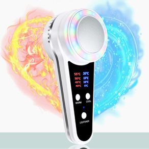 Hot Hammer Cryotherapy Face Lifting Electric anti aging Skin Tightening Device Skin Rejuvenation Spa Facial Massage