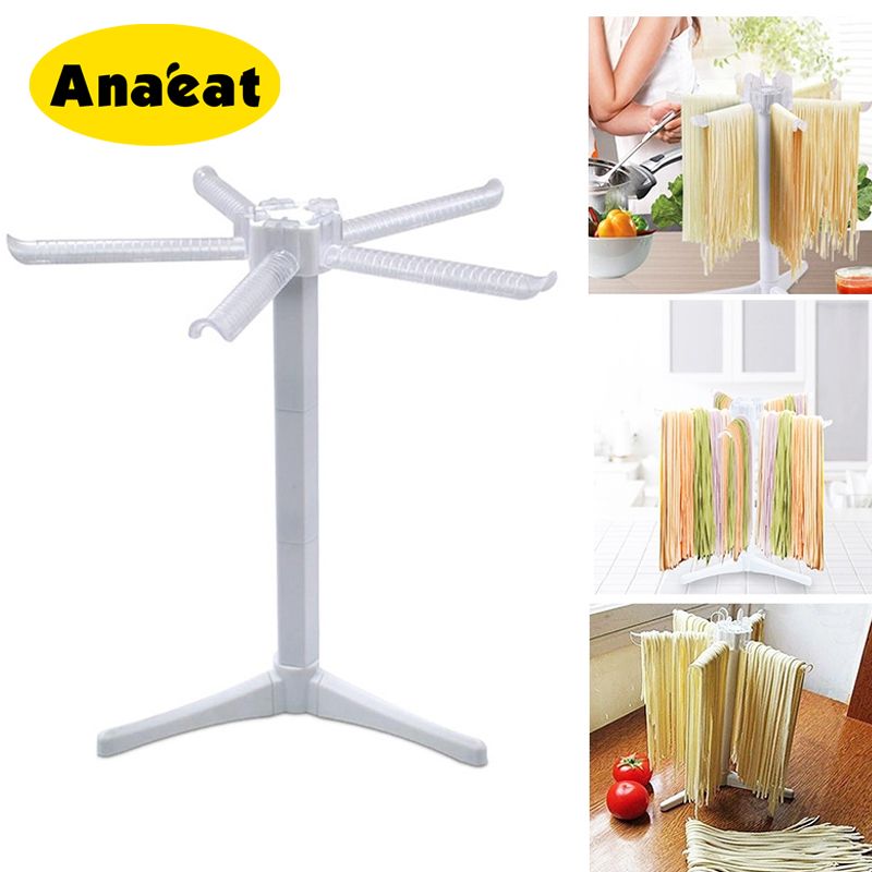 Pasta Drying Rack Stainless Steel Kitchen Noodle Dryer Collapsible  Rotatable Pasta Stand - AliExpress