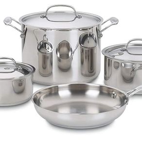 Cuisinart Chef Classic Stainless 7-Pc Cookware Set (Preorder- will arrive 7-12 working days)(SG Seller)