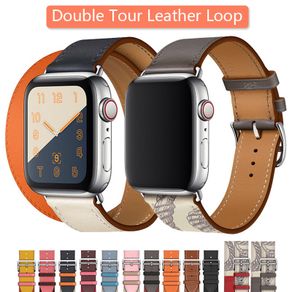 Strap for Apple Watch Band SE8 7 6 5 4 38/42mm Genuine Leather