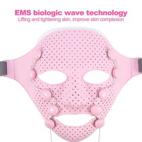 Electric EMS Vibration Beauty Massager Anti-wrinkle Magnet Massage Facial SPA Face Mask Chin Cheek Lift Up Slimming Machine