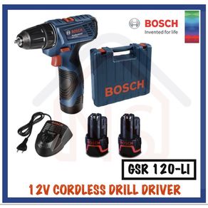 BOSCH GSR 120-LI 12V/GSB 120-LI Gen 2 Cordless Drill Driver