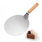 Pizza Shovel Stainless Steel Baking Pastry Tools Anti-scalding Pizzas Spatula Oak Handle Cake bake Kitchen Accessories Cocina