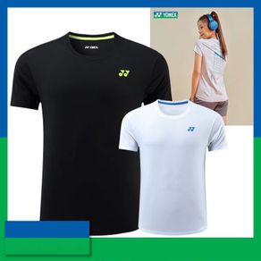 Yonex new badminton clothing men's and women's summer short-sleeved women's quick-drying sweat-absorbing breathable cultural shirt badminton top 3687