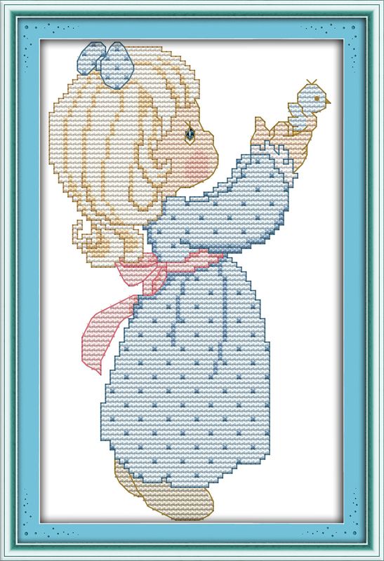 Sleeping Angel Baby Patterns Counted Cross Stitch 11CT 14CT Cross Stitch  Sets Chinese Cross-stitch Kits