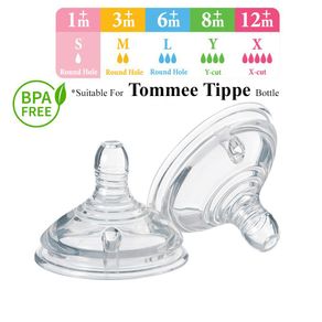 【Tommy Star】6CM TOMMEE TIPPE Teat Puting Pupici PIGEON Wide Neck Bottle Pacifier (Anti Colic)