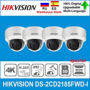 Hikvision DS-2CD2185FWD-I 8MP H.265+ Mini Dome Network Security CCTV Camera POE SD Card 30m IR Range IP Camera