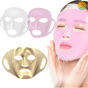 3D Silicone Facial Mask Cover/ Elastic Washable Moisturizing Facial Mask Fixed Aid Applicator