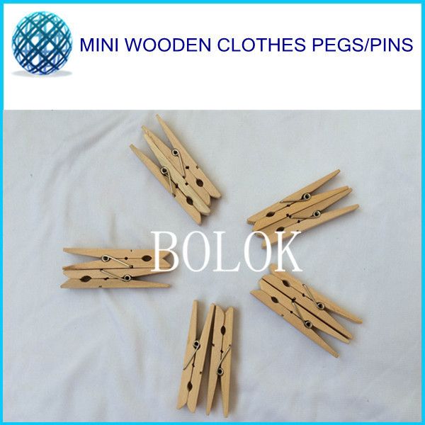 Mini Natural Wooden Clips for Photo Clips Clothespin Craft Decoration Clips  Pegs