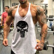 Brand Vest Muscle Mens Bodybuilding Fitness Top Men Gym Tank Top Clothing Sleeveless Singlets Fashion Workout Sports Shirt
