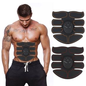 EMS ABS Rechargeable Wireless Abdominal Muscle Stimulator Smart Fitness  Massage Sticker Weight Loss belt Body Slimming belt