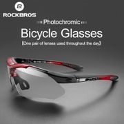 ROCKBROS Photochromic Cycling Glasses Bicycle UV400 Sports Eyewear Ultralight Riding MTB Sunglasses Men Fishing Bike Equipment