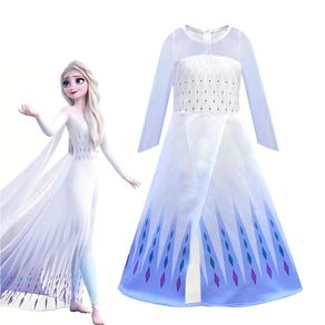 3-11 Years Girl Frozen 2 Elsa Dress Christmas Costume Cosplay Party