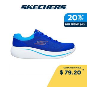 Skechers Men Max Cushioning Essential Running Shoes - 220723-BLOR - Air-Cooled Goga Mat, Sneakers, Casual