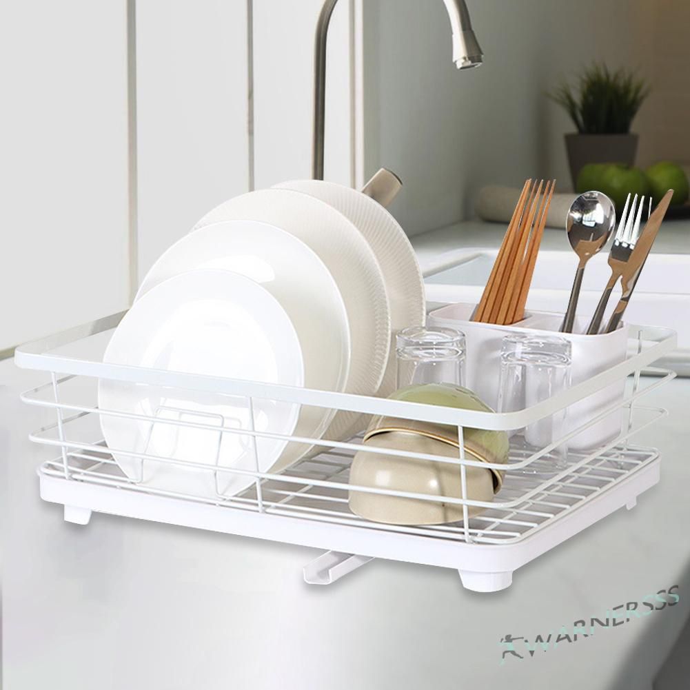 Homlly Kitchen 2 / 3 Tier Dish Drainer Removable Drying Rack