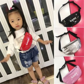 Children Kids Girls Women PU Leather Cross Body Bags Crossbody Waist bag Shoulder Messenger Travel New