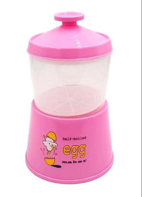 Half Boiled Egg Maker , Half Boil Egg Cooker , Original Malaysian Half  Boiled Egg Maker , Half Soft Boiled Egg Maker Boiler Cooker, YELLOW